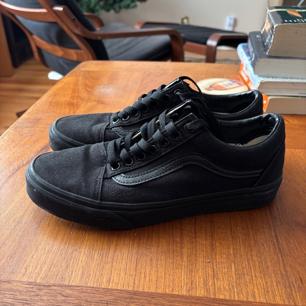 VANS Old Skool Canvas Shoes (Black) - Men’s 8 / Women’s 9.5
